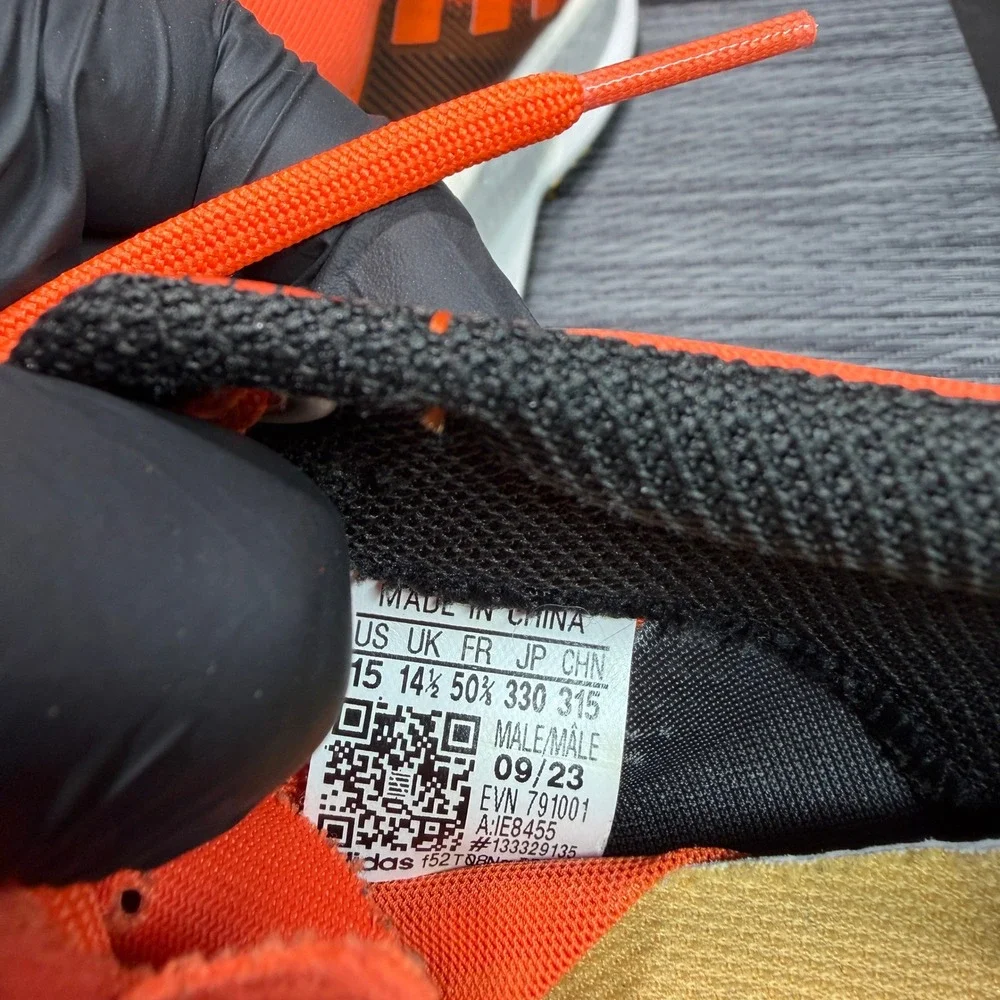adidas Men Size 15 Orange Terrex Soulstride Flow Trail Running Shoes IE8455